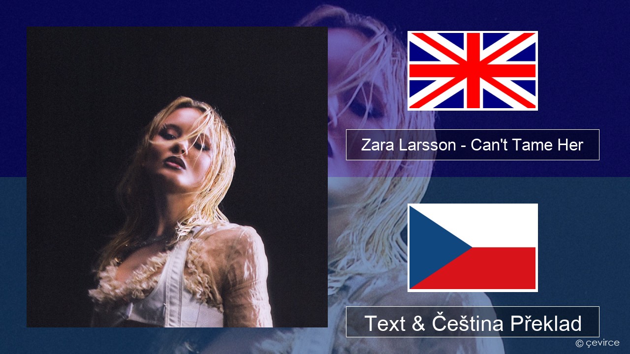 Zara Larsson – Can’t Tame Her Anglický Text & Čeština Překlad