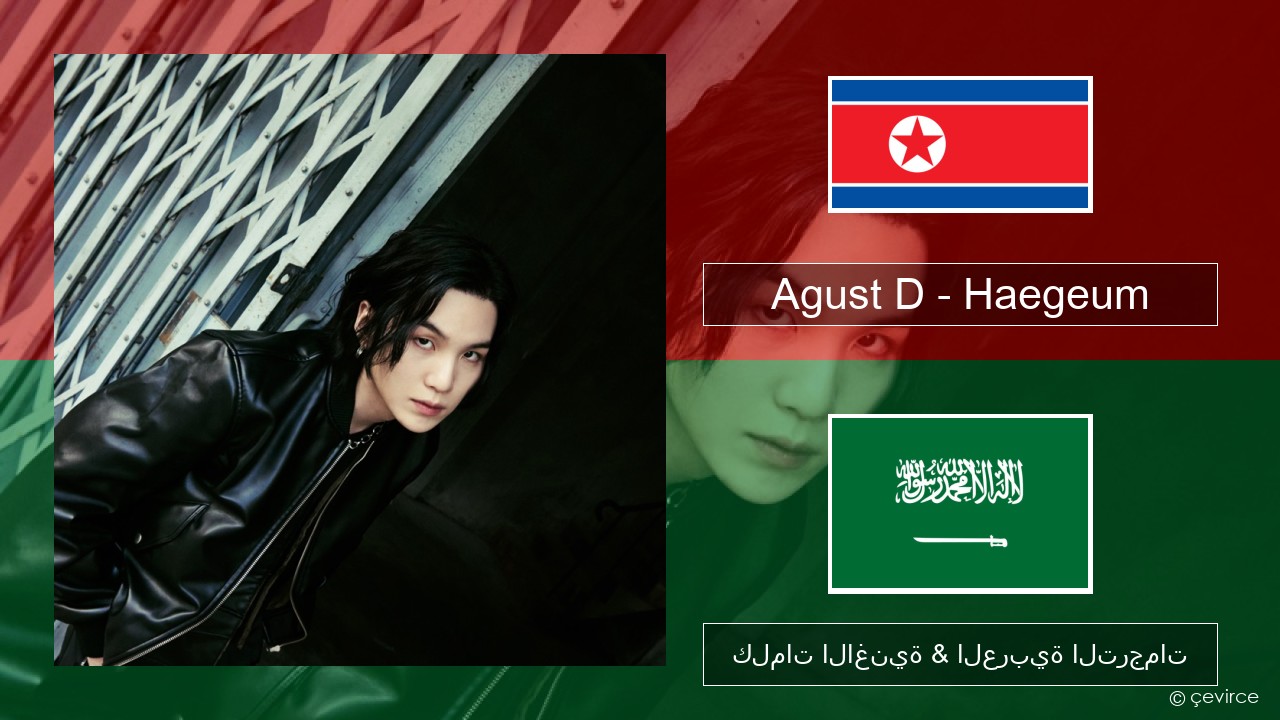 Agust D – Haegeum الكورية كلمات الاغنية & العربية الترجمات