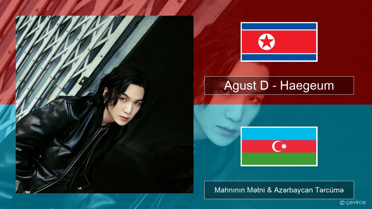 Agust D – Haegeum Koreya Mahnının Mətni & Azərbaycan Tərcümə