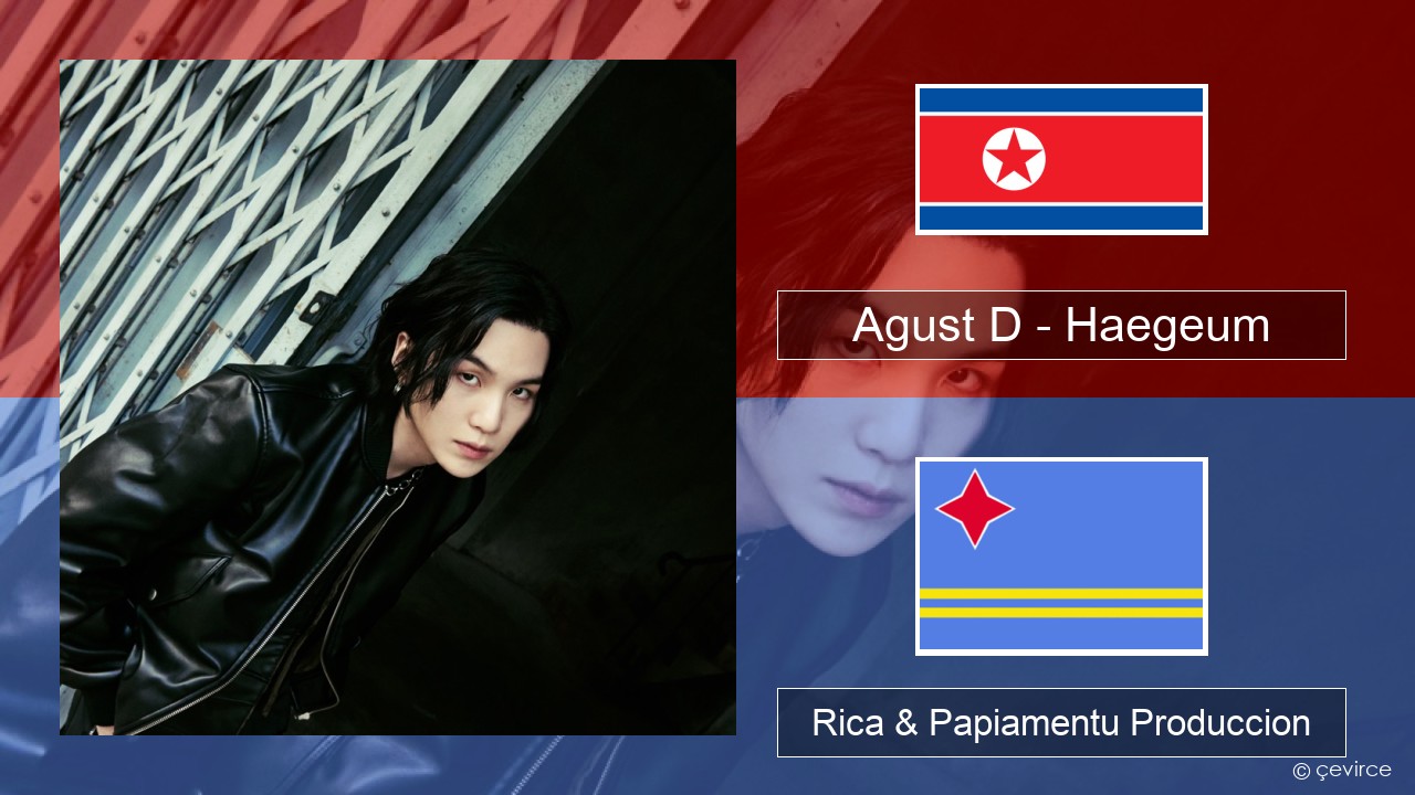 Agust D – Haegeum Reino Rica & Papiamentu Produccion