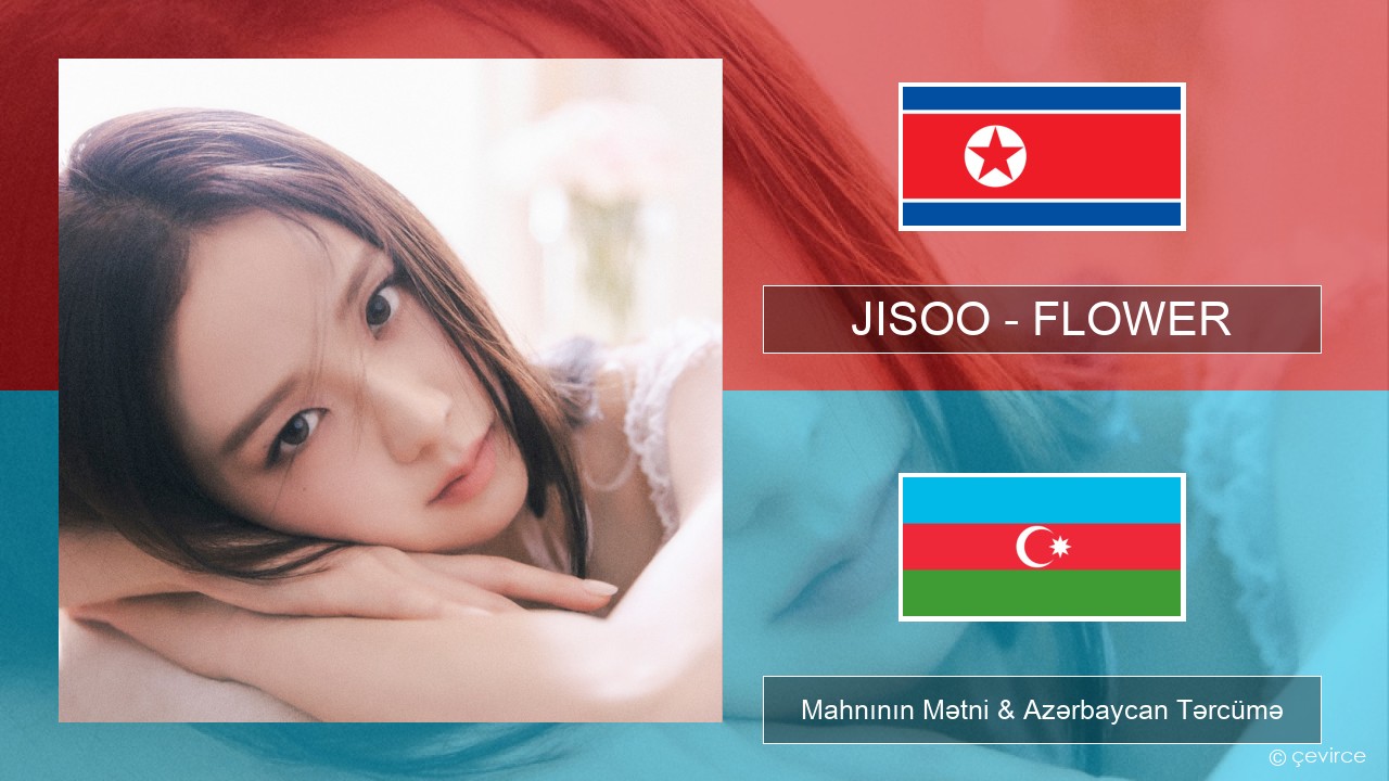 JISOO – FLOWER Koreya Mahnının Mətni & Azərbaycan Tərcümə