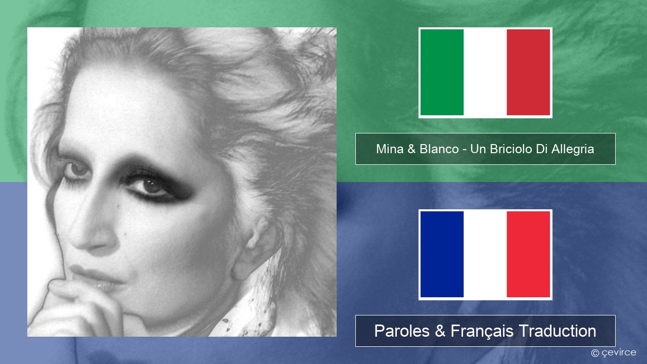 Mina & Blanco – Un Briciolo Di Allegria (con Blanco) Italien Paroles & Français Traduction