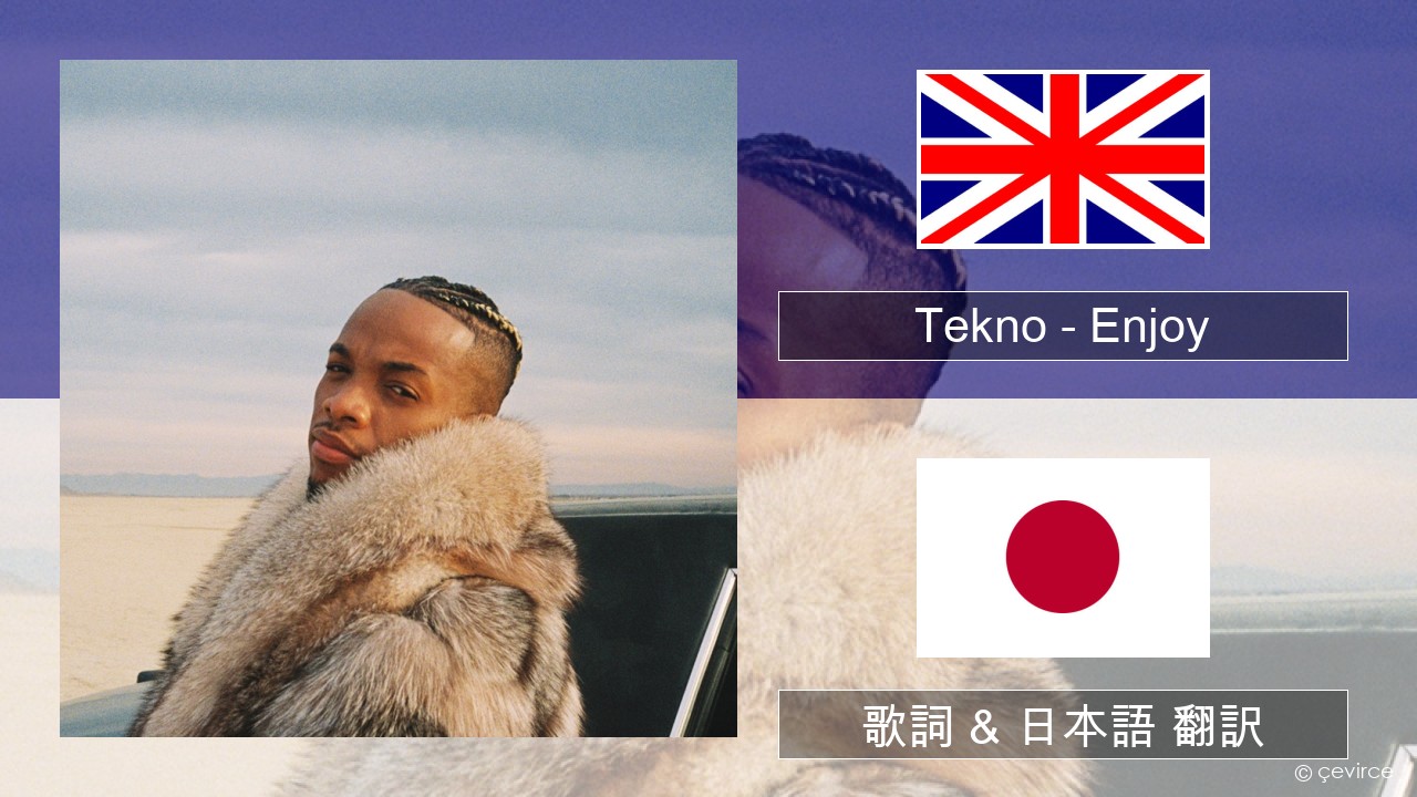 Tekno – Enjoy 英語 歌詞 & 日本語 翻訳