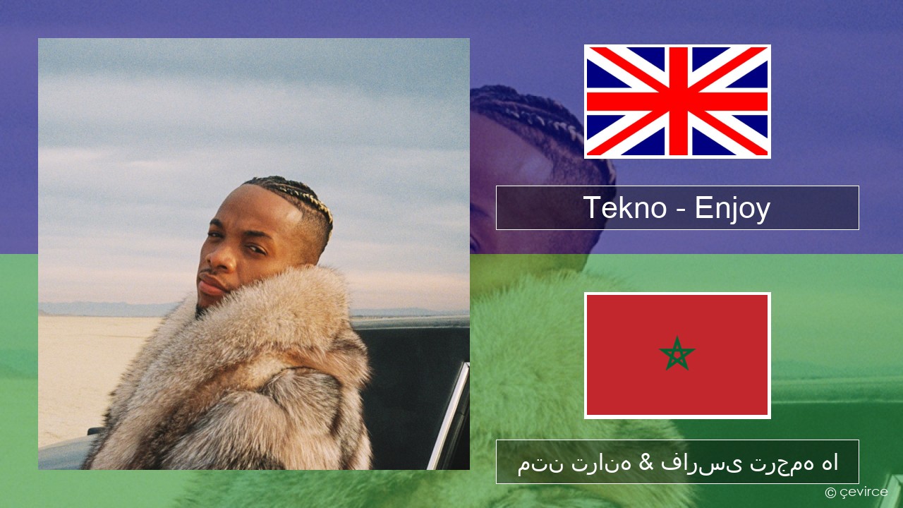 Tekno – Enjoy فارسی متن ترانه & فارسی ترجمه ها