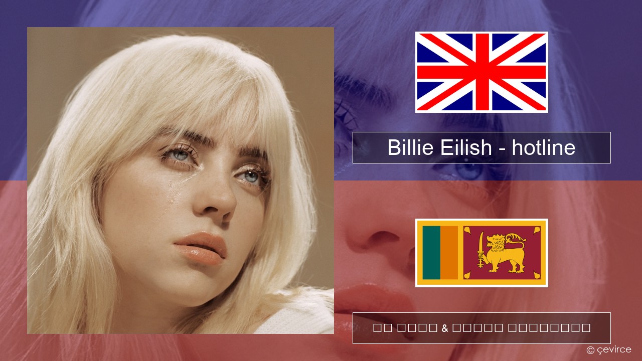 Billie Eilish – hotline (edit) ඉංග්රීසි පද රචනය & සිංහල පරිවර්තන