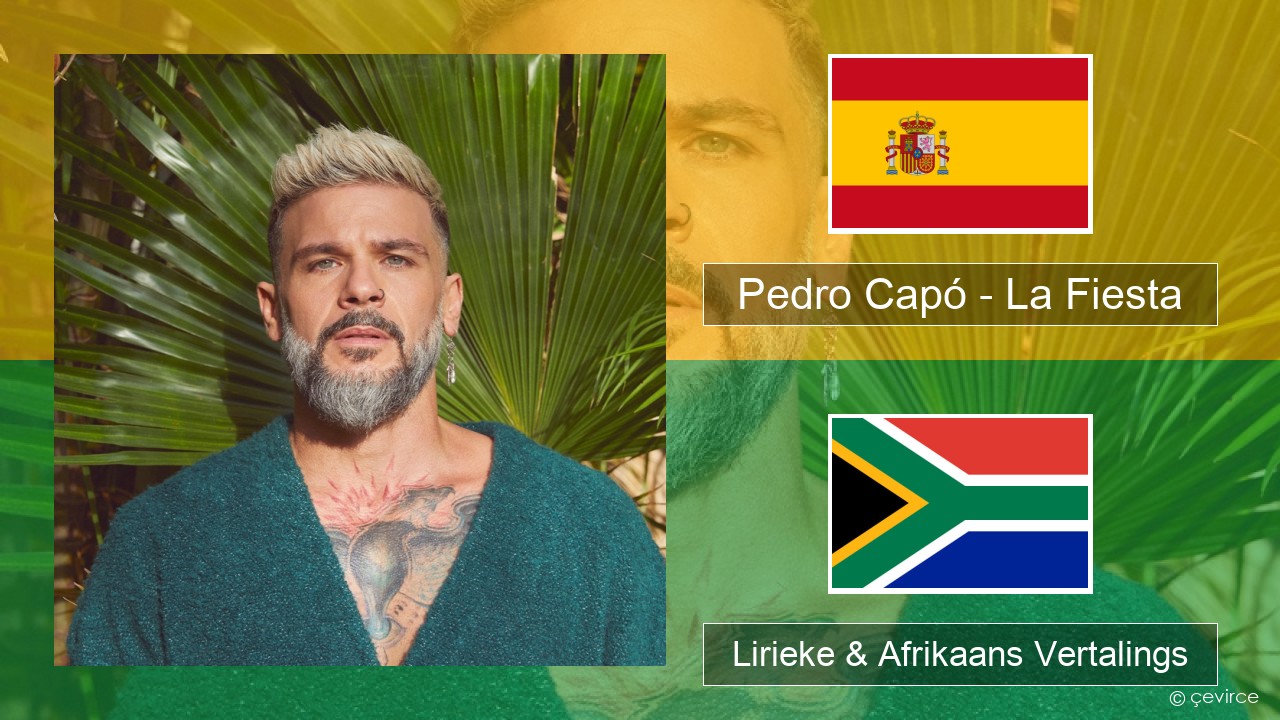 Pedro Capó – La Fiesta Spaanse Lirieke & Afrikaans Vertalings