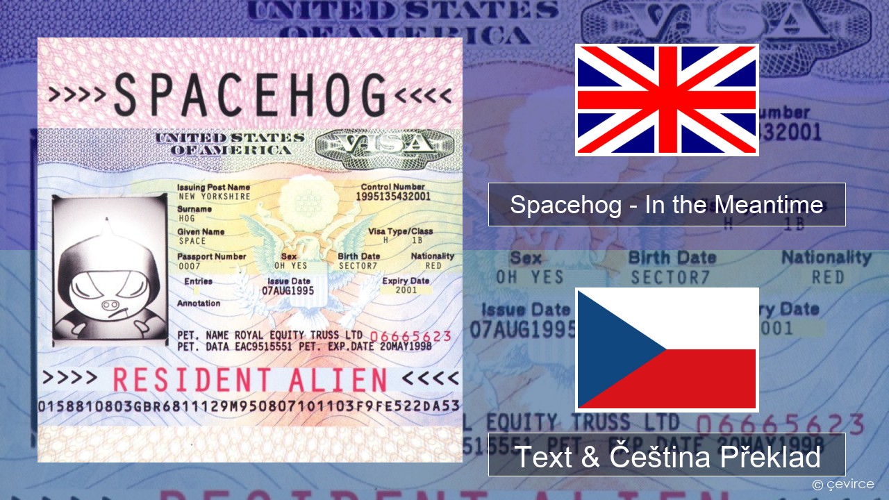 Spacehog – In the Meantime Anglický Text & Čeština Překlad