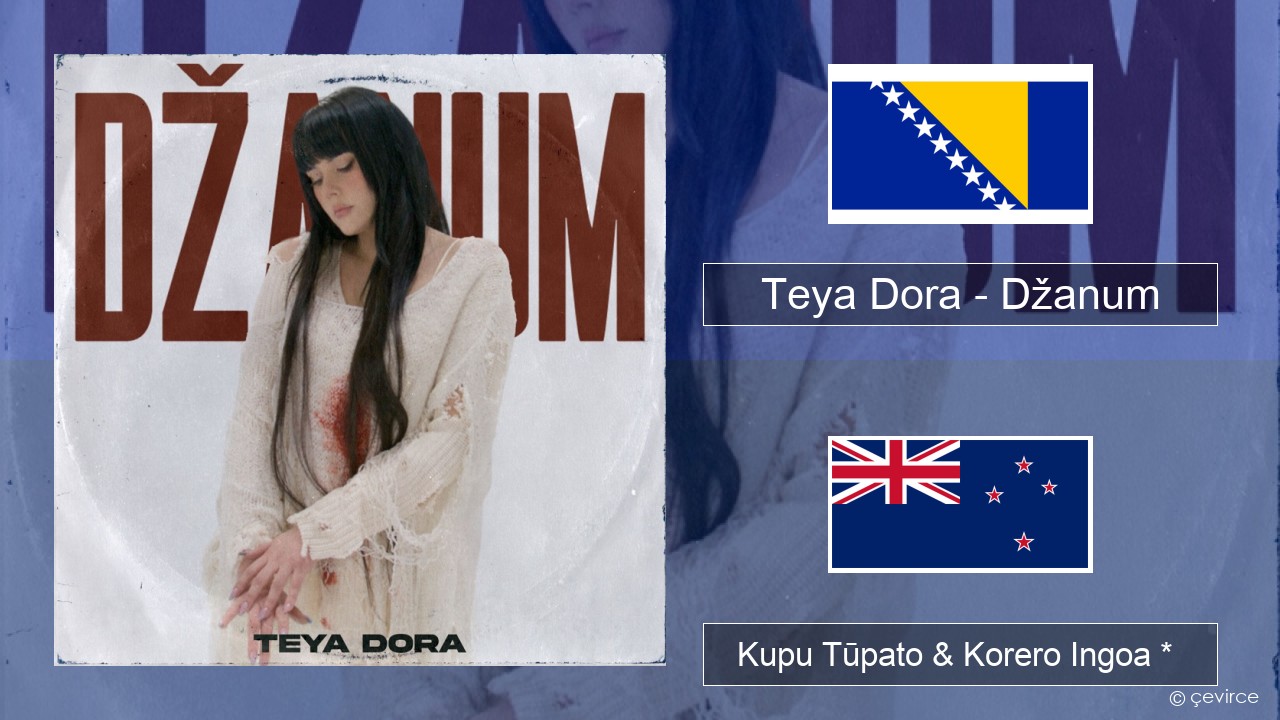 Teya Dora – Džanum Whenua Kupu Tūpato & Korero Ingoa *