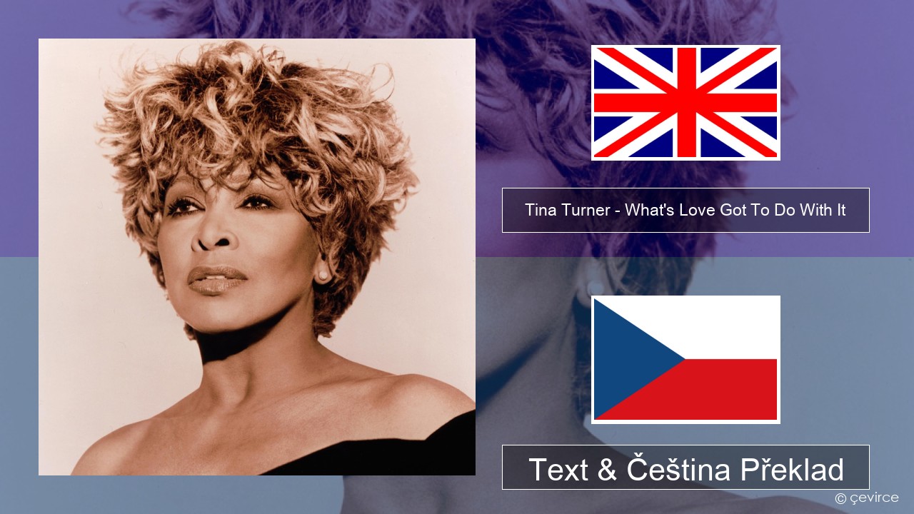 Tina Turner – What’s Love Got To Do With It Anglický Text & Čeština Překlad