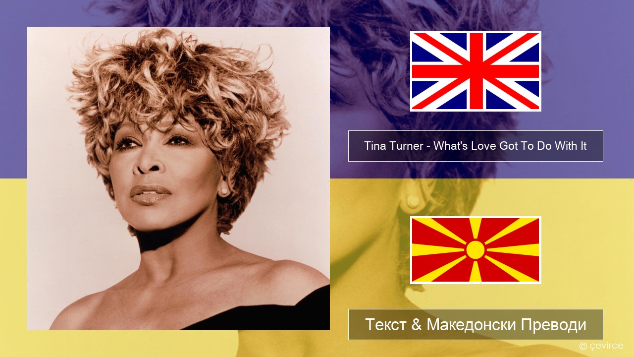 Tina Turner – What’s Love Got To Do With It Англиски Текст & Македонски Преводи