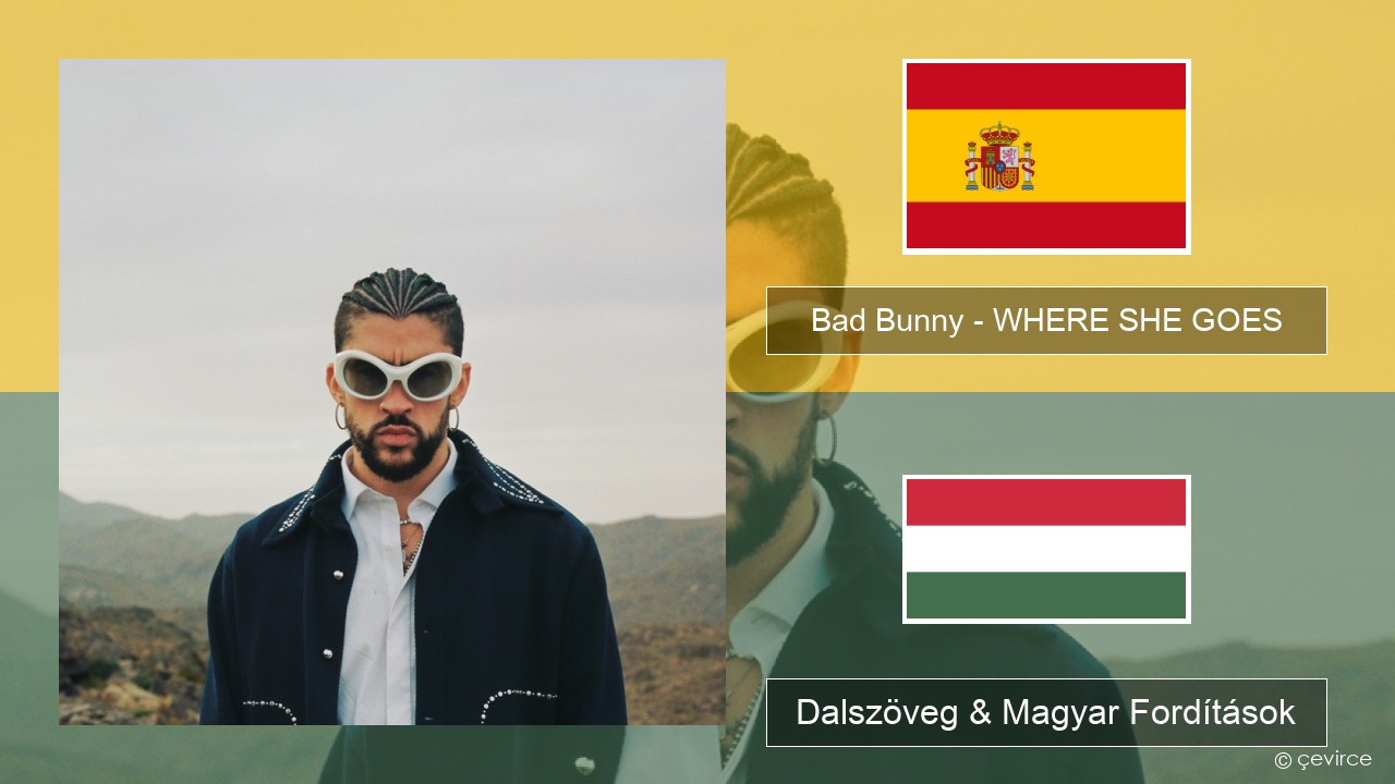 Bad Bunny – WHERE SHE GOES Spanyol Dalszöveg & Magyar Fordítások