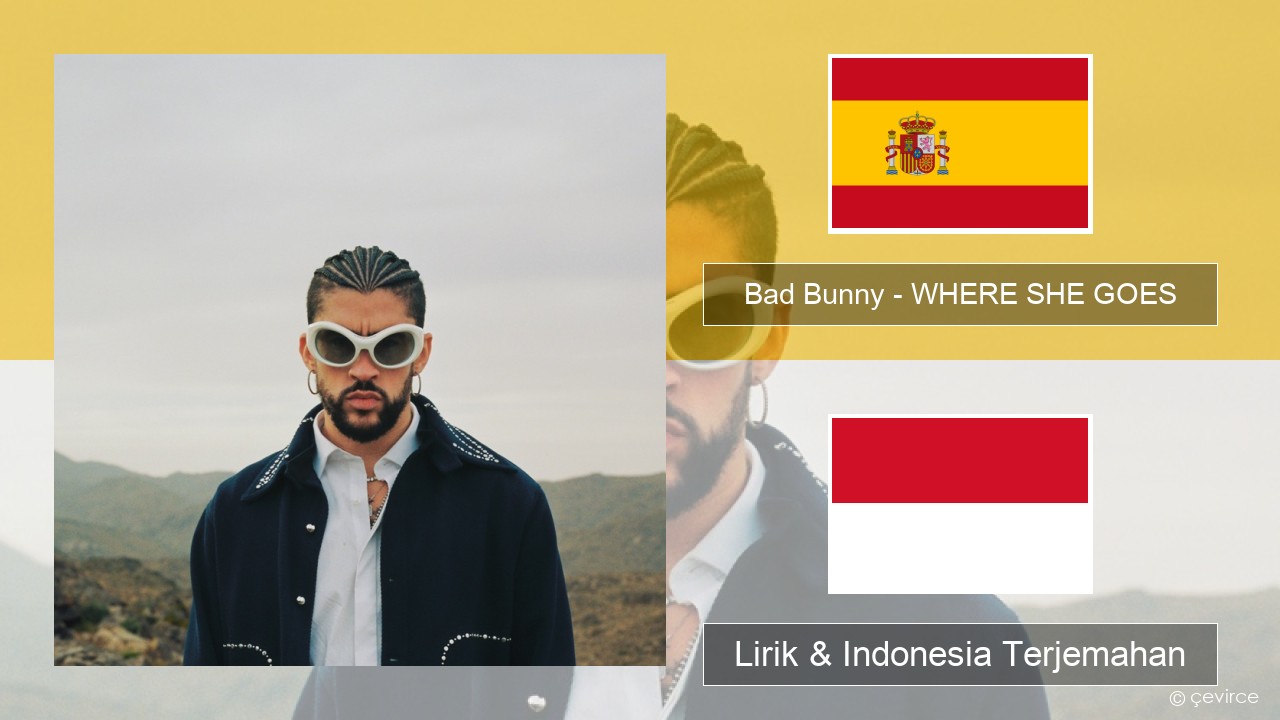 Bad Bunny – WHERE SHE GOES Spanyol Lirik & Indonesia Terjemahan