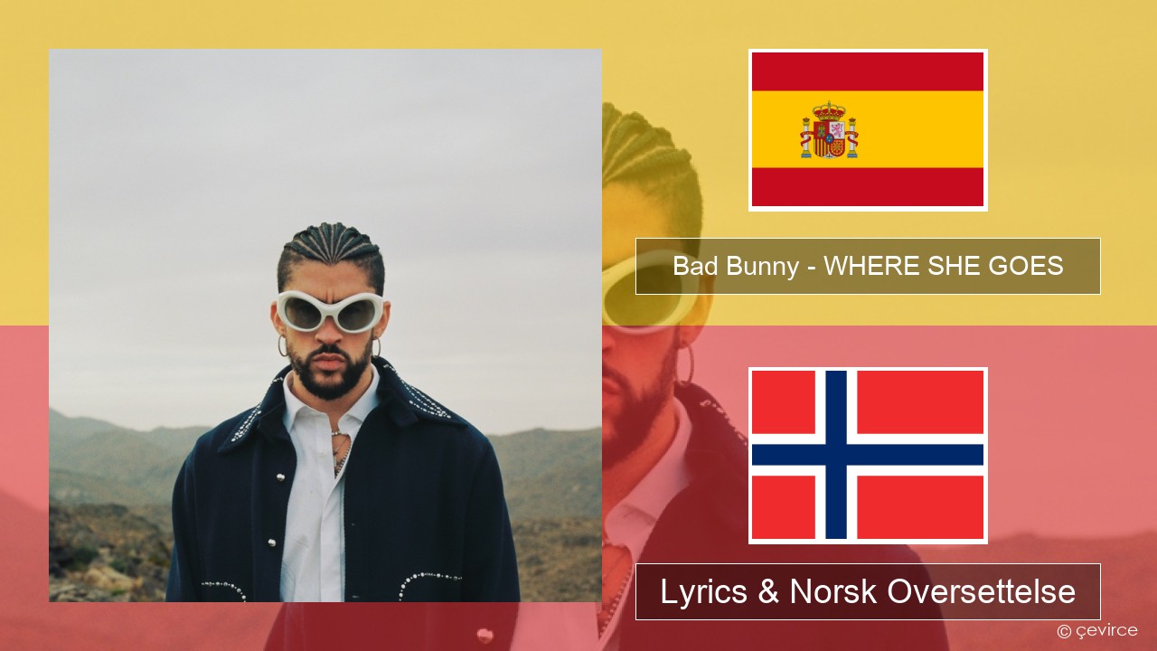 Bad Bunny – WHERE SHE GOES Spansk Lyrics & Norsk Oversettelse