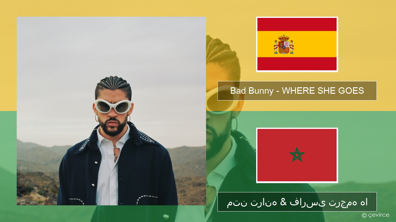 Bad Bunny – WHERE SHE GOES اسپانیایی متن ترانه & فارسی ترجمه ها