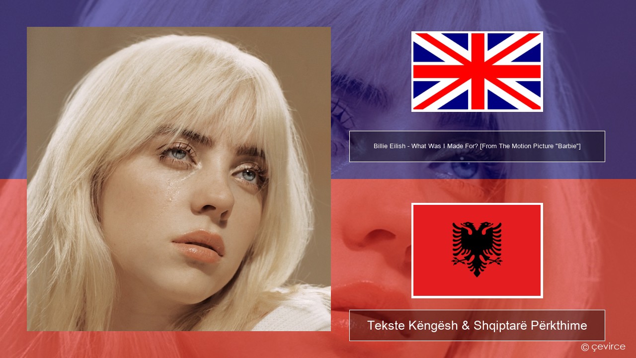 Billie Eilish – What Was I Made For? [From The Motion Picture “Barbie”] Anglisht Tekste Këngësh & Shqiptarë Përkthime
