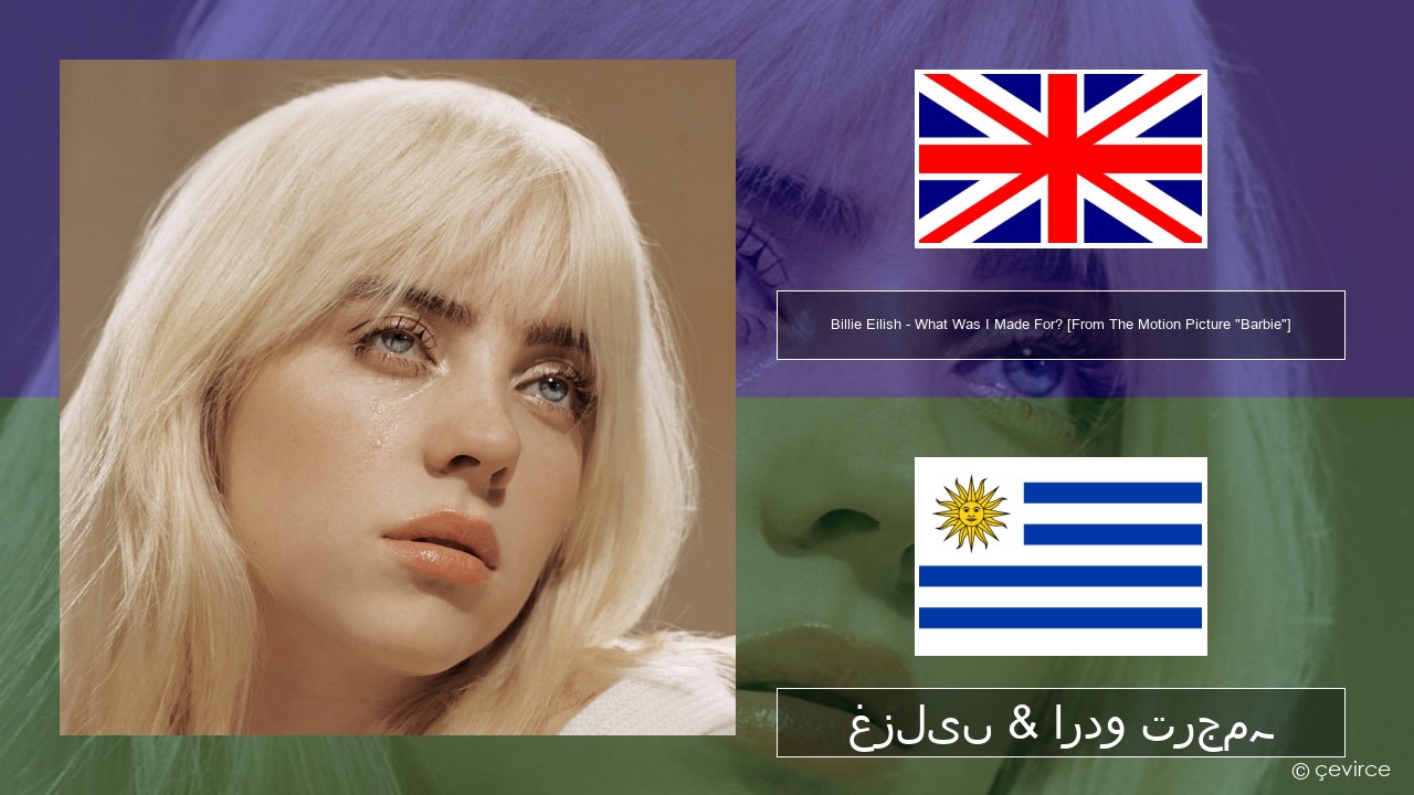 Billie Eilish – What Was I Made For? [From The Motion Picture “Barbie”] انگریزی غزلیں & اردو ترجمہ