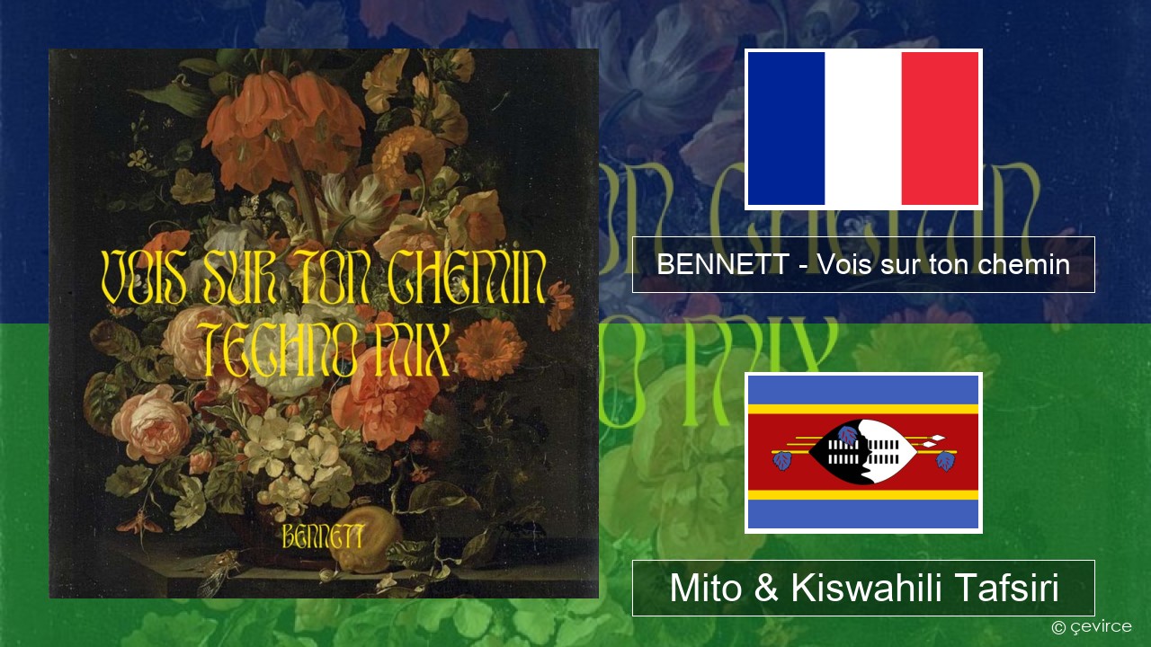 BENNETT – Vois sur ton chemin (Techno Mix) Kifaransa Mito & Kiswahili Tafsiri