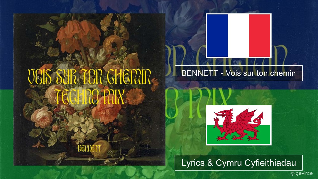 BENNETT – Vois sur ton chemin (Techno Mix) Ffrangeg Lyrics & Cymru Cyfieithiadau