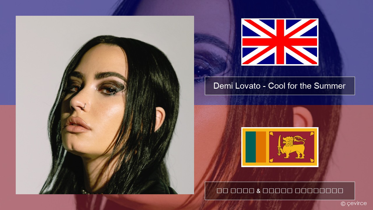 Demi Lovato – Cool for the Summer ඉංග්රීසි පද රචනය & සිංහල පරිවර්තන