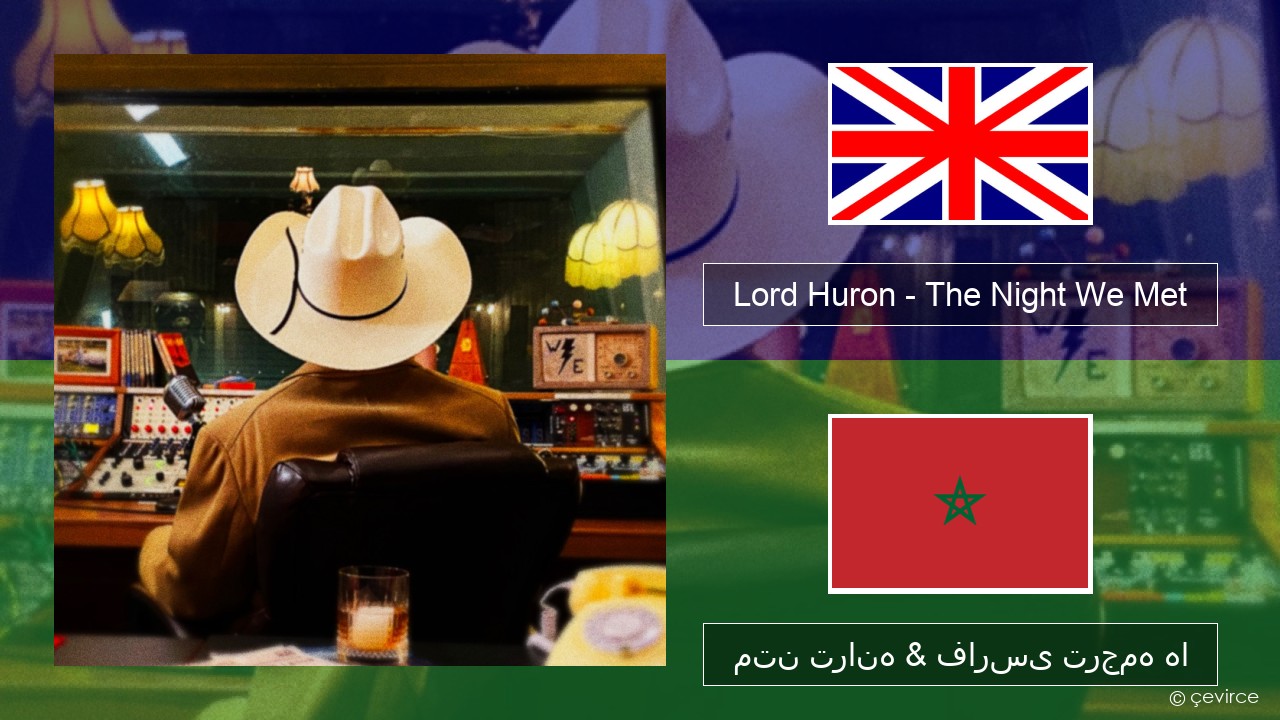 Lord Huron – The Night We Met فارسی متن ترانه & فارسی ترجمه ها