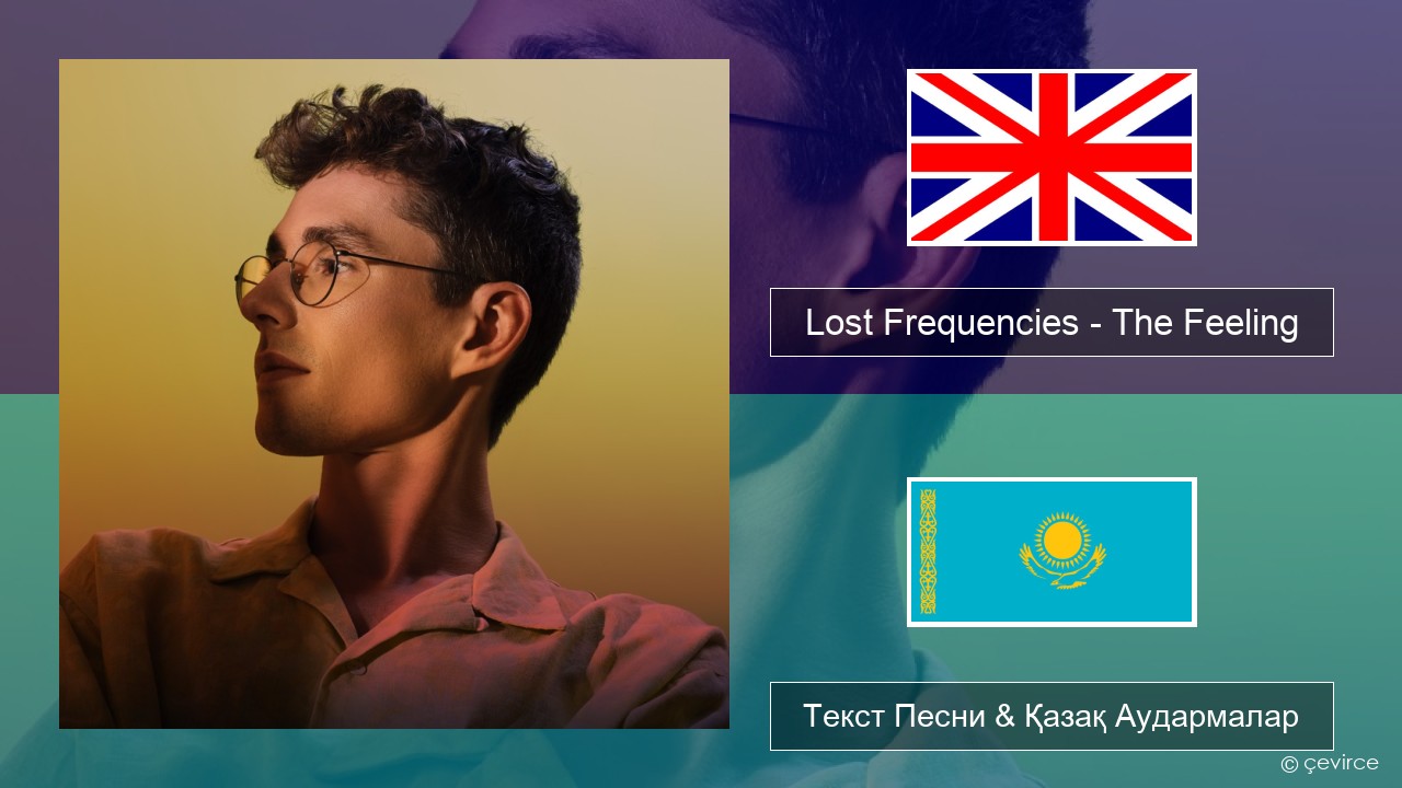 Lost Frequencies – The Feeling Ағылшын Текст Песни & Қазақ Аудармалар