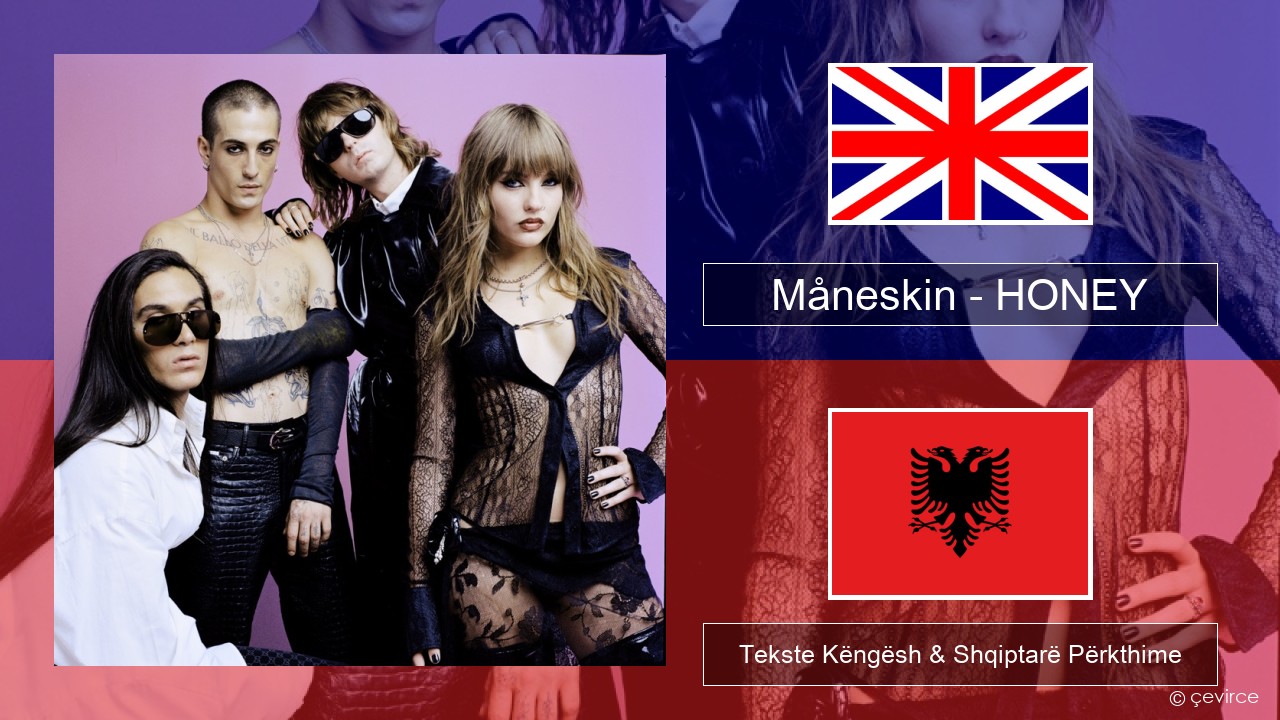 Måneskin – HONEY (ARE U COMING?) Anglisht Tekste Këngësh & Shqiptarë Përkthime
