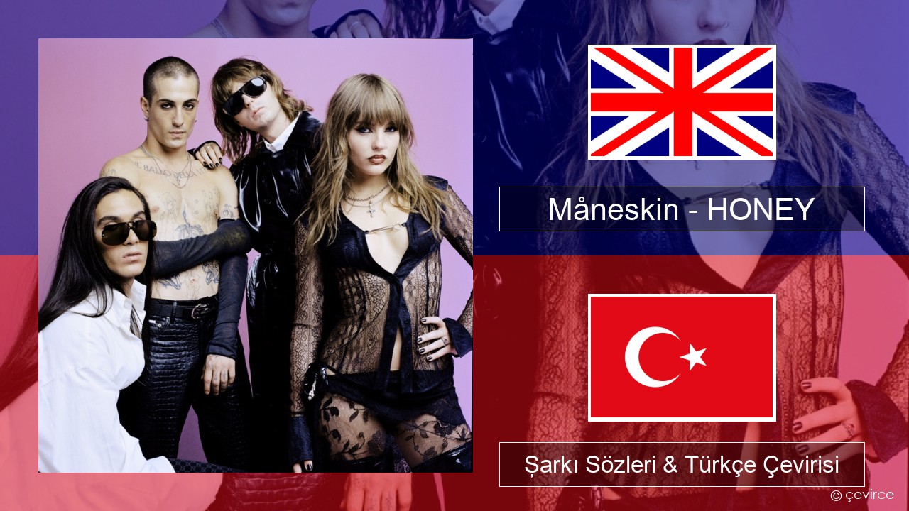 Måneskin – HONEY (ARE U COMING?) İngilizce Şarkı Sözleri & Türkçe Çevirisi