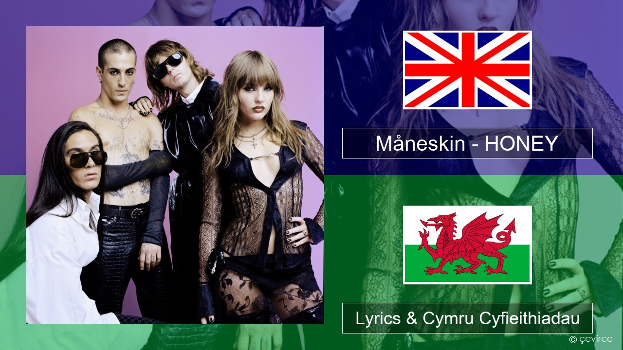Måneskin – HONEY (ARE U COMING?) Saesneg Lyrics & Cymru Cyfieithiadau