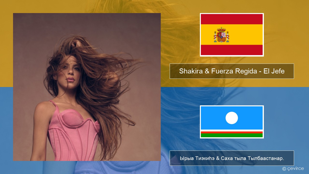 Shakira & Fuerza Regida – El Jefe Испанскай Ырыа Тиэкиһэ & Саха тыла Тылбаастанар.