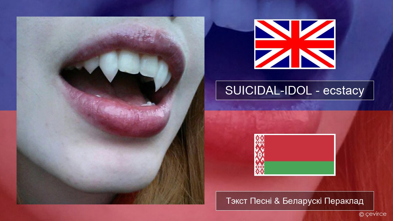 SUICIDAL-IDOL – ecstacy (slowed) Англійскі Тэкст Песні & Беларускі Пераклад