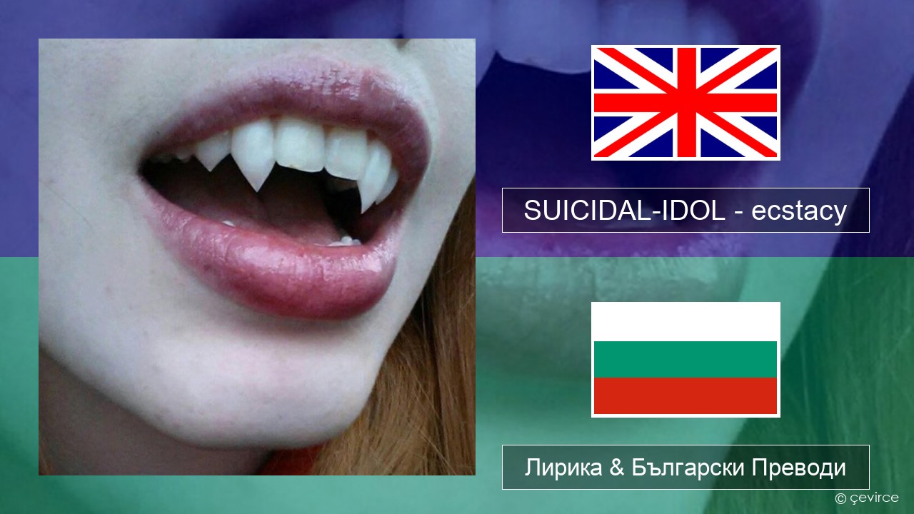 SUICIDAL-IDOL – ecstacy (slowed) Български Лирика & Български Преводи
