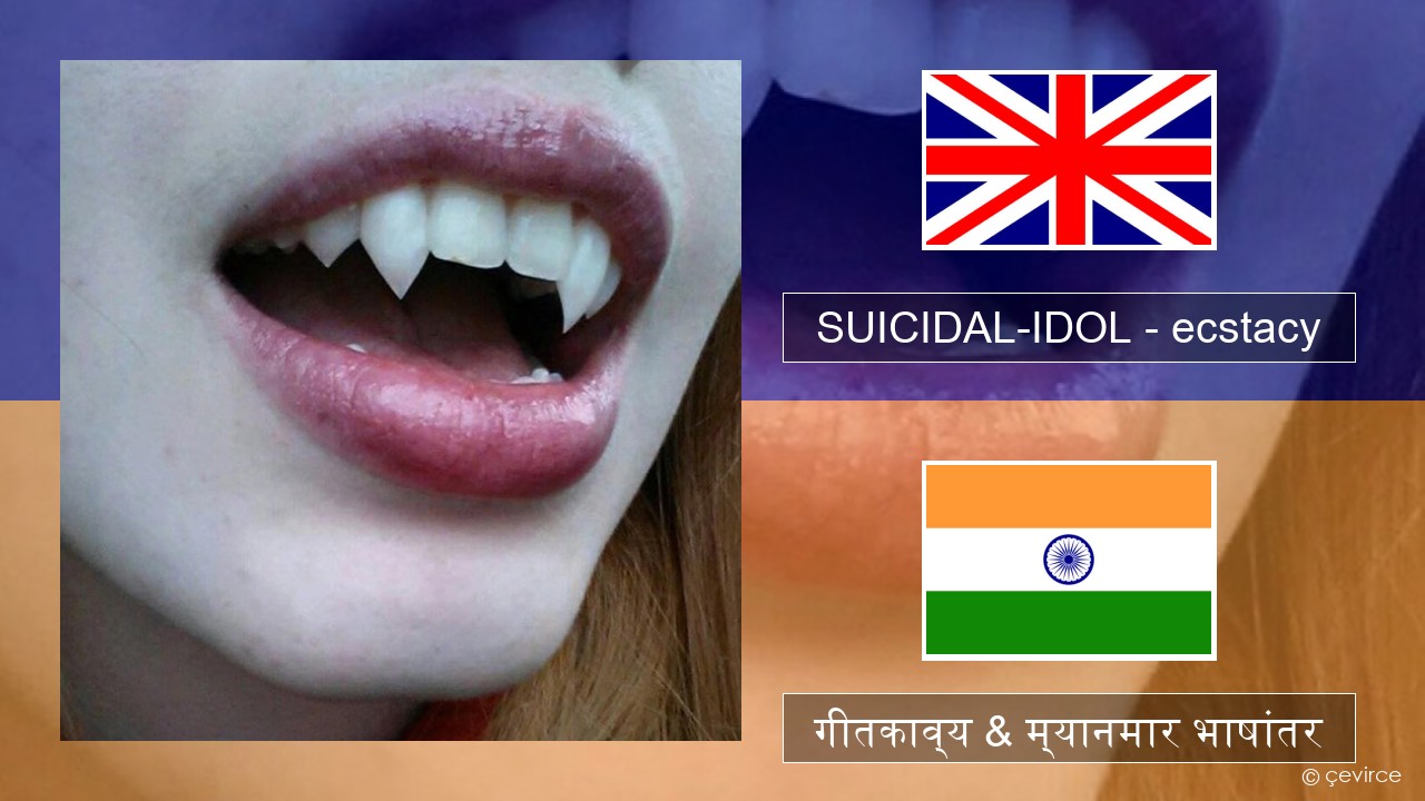 SUICIDAL-IDOL – ecstacy (slowed) इंग्लिश गीतकाव्य & म्यानमार भाषांतर