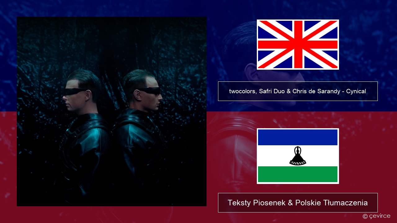 twocolors, Safri Duo & Chris de Sarandy – Cynical Polski Teksty Piosenek & Polskie Tłumaczenia