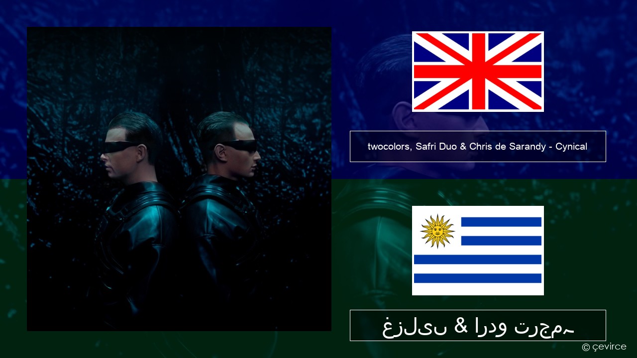 twocolors, Safri Duo & Chris de Sarandy – Cynical انگریزی غزلیں & اردو ترجمہ