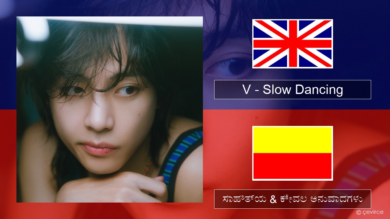 V – Slow Dancing ಇಂಗ್ಲೀಷ್ ಸಾಹಿತ್ಯ & ಕೇವಲ ಅನುವಾದಗಳು