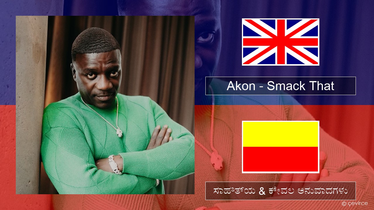 Akon – Smack That (feat. Eminem) ಇಂಗ್ಲೀಷ್ ಸಾಹಿತ್ಯ & ಕೇವಲ ಅನುವಾದಗಳು