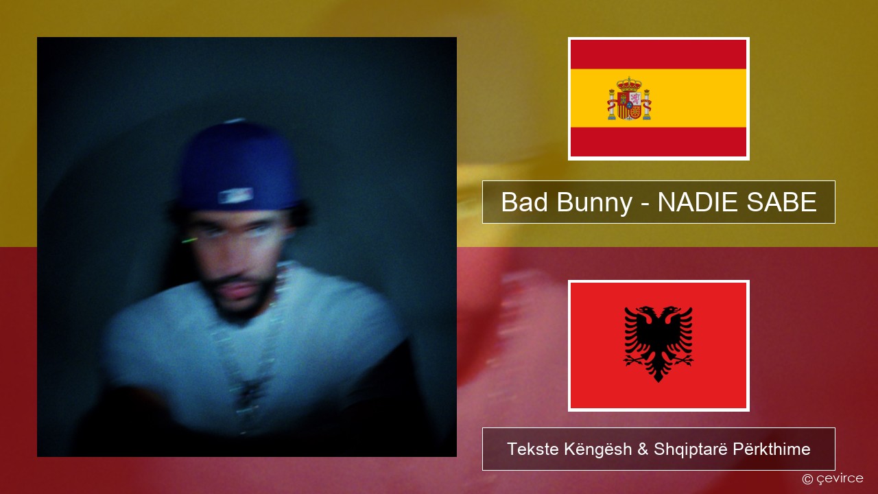 Bad Bunny – NADIE SABE Spanjollë Tekste Këngësh & Shqiptarë Përkthime