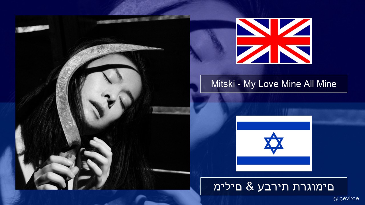 Mitski – My Love Mine All Mine אנגלית מילים & עברית תרגומים