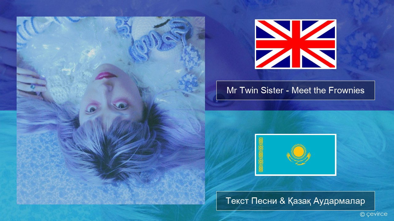 Mr Twin Sister – Meet the Frownies Ағылшын Текст Песни & Қазақ Аудармалар
