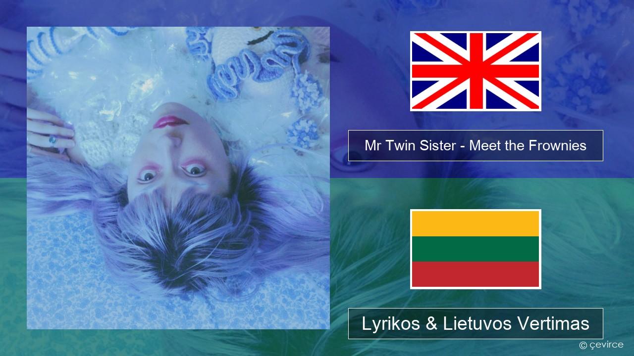 Mr Twin Sister – Meet the Frownies Anglų Lyrikos & Lietuvos Vertimas