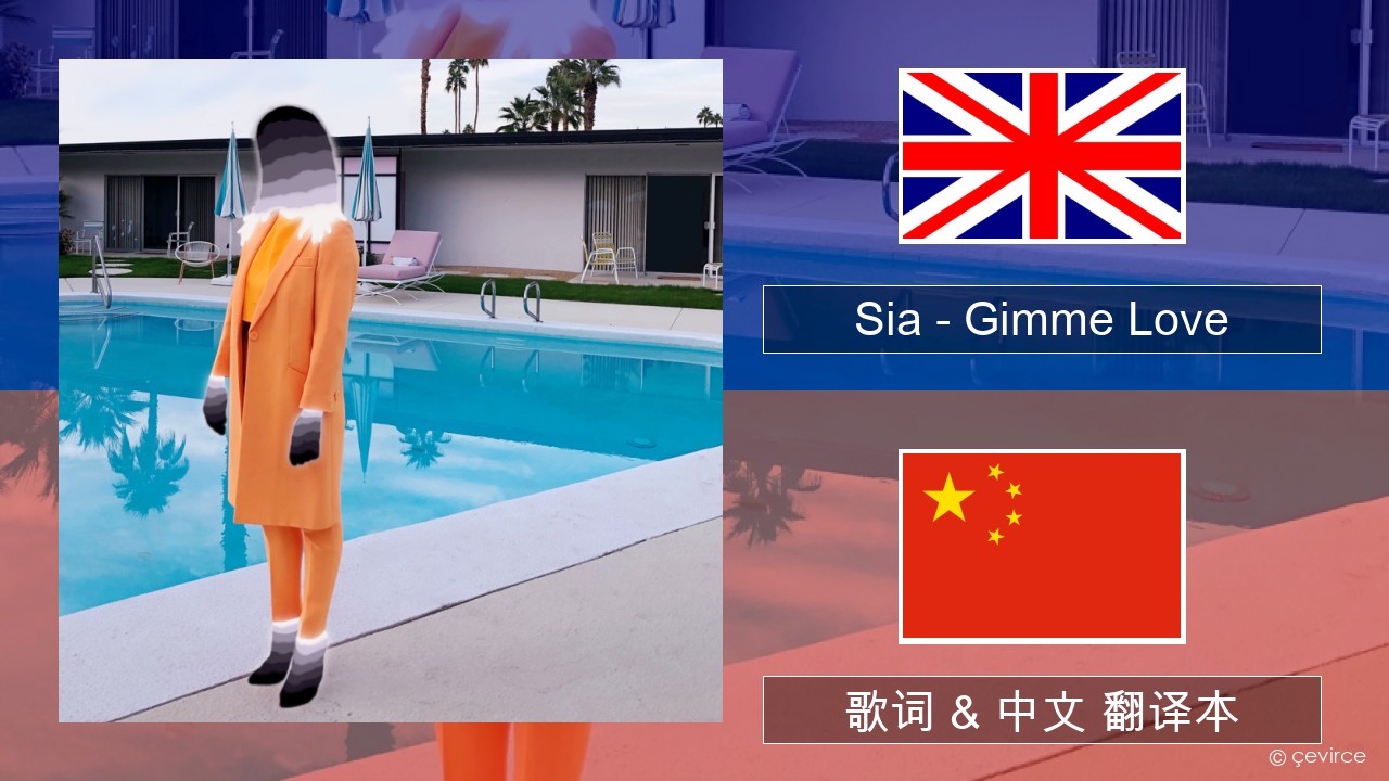 Sia – Gimme Love 英语 歌词 & 中文 翻译本