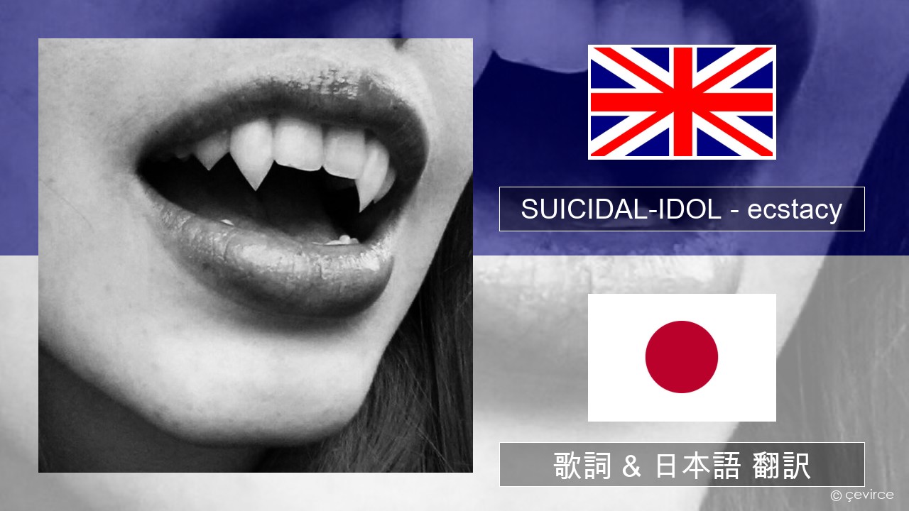 SUICIDAL-IDOL – ecstacy (super slowed) 英語 歌詞 & 日本語 翻訳