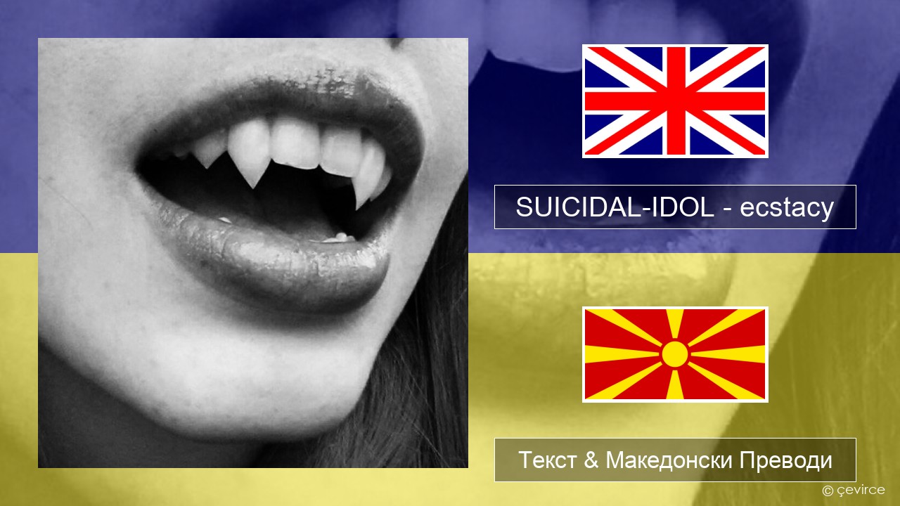 SUICIDAL-IDOL – ecstacy (super slowed) Англиски Текст & Македонски Преводи