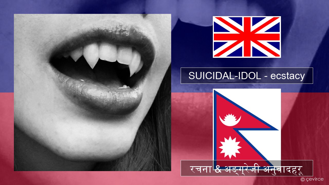 SUICIDAL-IDOL – ecstacy (super slowed) अंग्रेजि रचना & अङ्ग्रेजी अनुवादहरू