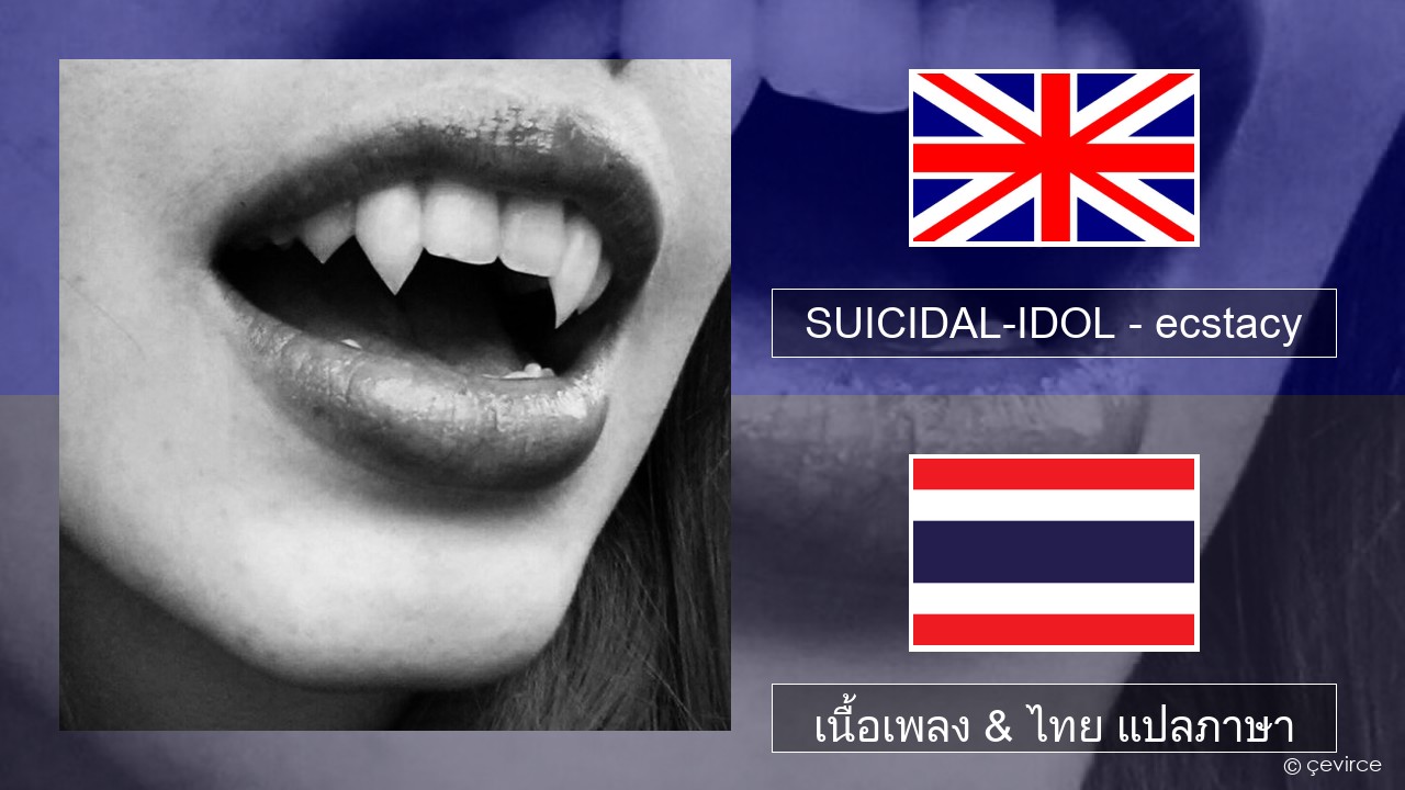 SUICIDAL-IDOL – ecstacy (super slowed) ภาษาไทย เนื้อเพลง & ไทย แปลภาษา