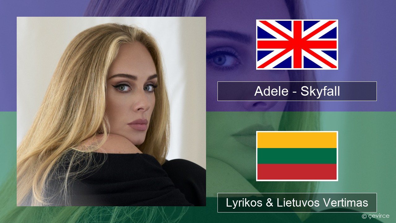 Adele – Skyfall Anglų Lyrikos & Lietuvos Vertimas