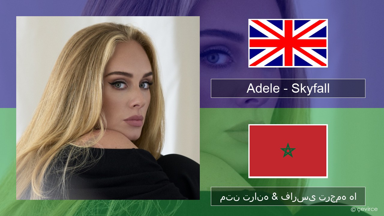Adele – Skyfall فارسی متن ترانه & فارسی ترجمه ها