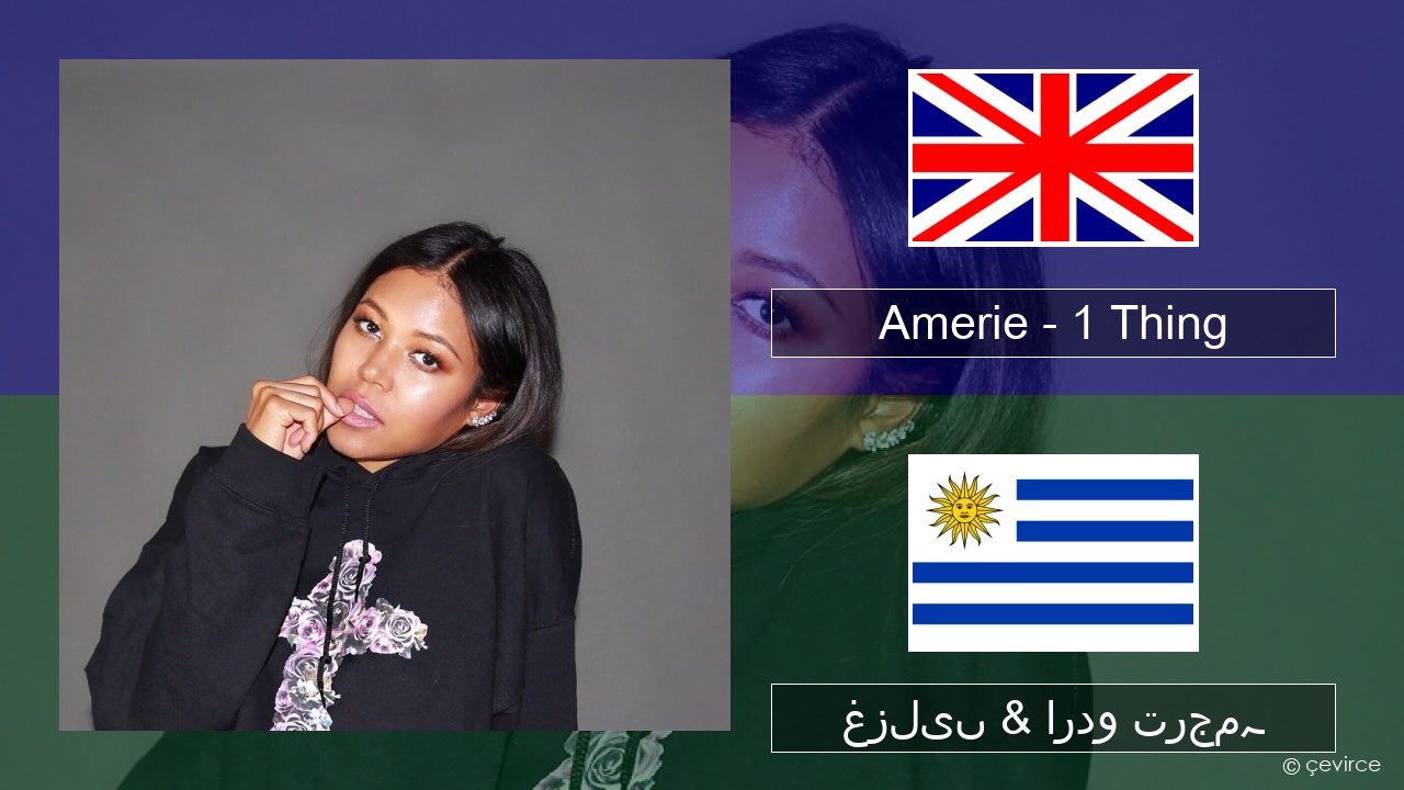 Amerie – 1 Thing انگریزی غزلیں & اردو ترجمہ