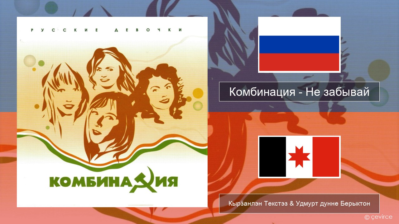 Комбинация – Не забывай Ӟуч Кырӟанлэн Текстэз & Удмурт дунне Берыктон