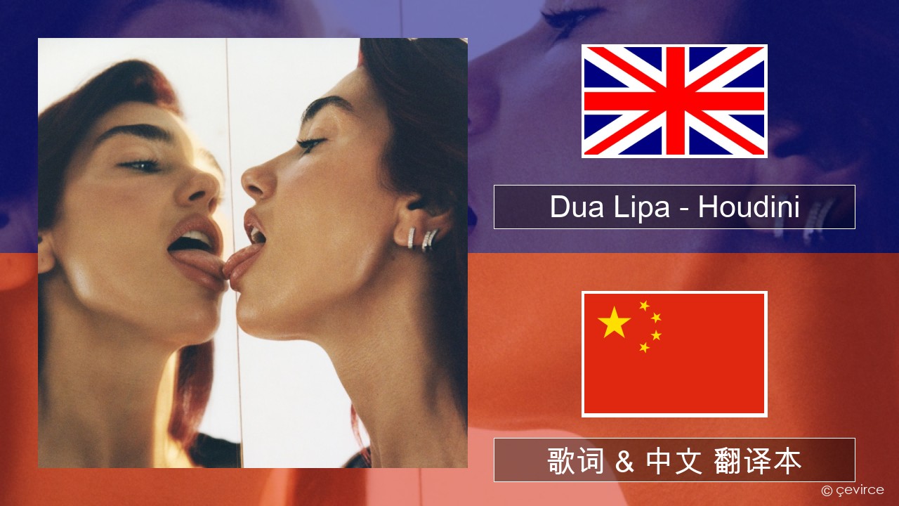 Dua Lipa – Houdini 英语 歌词 & 中文 翻译本